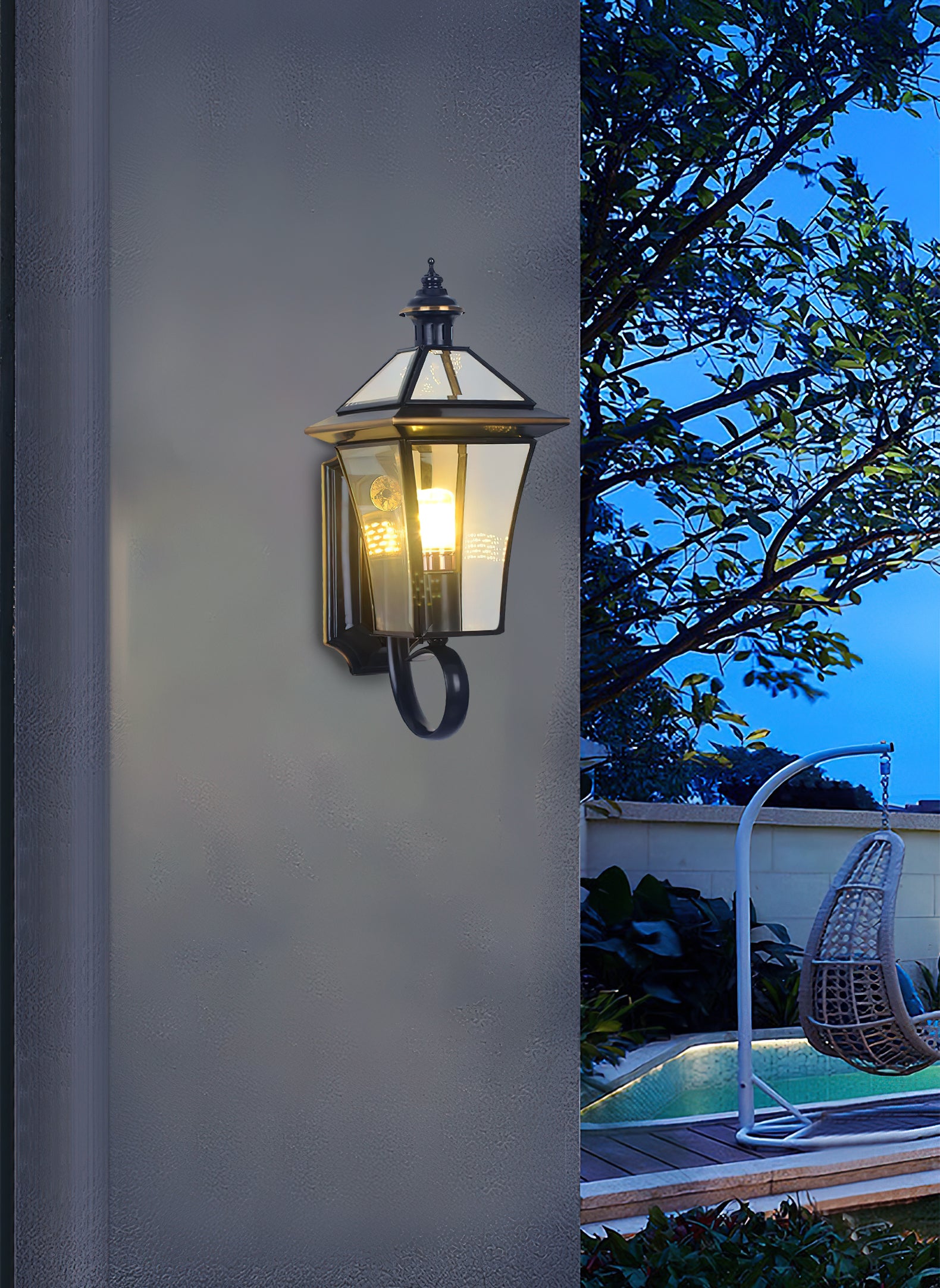 Outdoor Courtyard Decorative Wall Lamp - Waterproof LED Garden Lighting for Patio, Porch & Backyard - Perfect for Evening Ambience & Landscape Accent