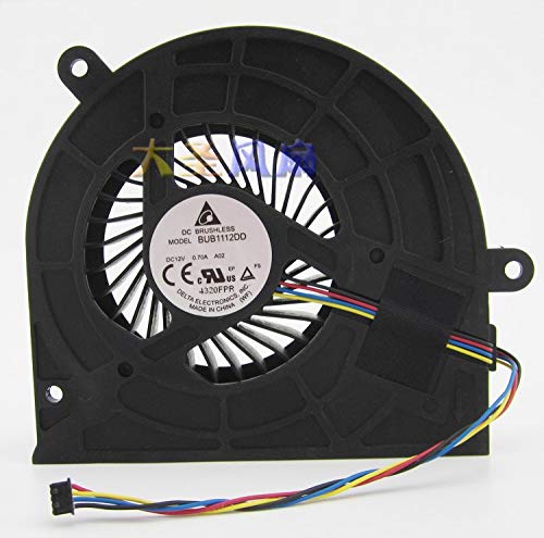 Delta BUB1112DD 12V 0.70A 4-Wire Server Cooling Fan - High Performance Replacement Fan for Computer Servers, Workstations & Data Centers
