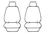 Premium Canvas Seat Covers for Isuzu D-Max TF Crew Cab (2008-2012) - Airbag Compatible, Charcoal Gray - Durable Protection for Work Trucks & Outdoor Adventures