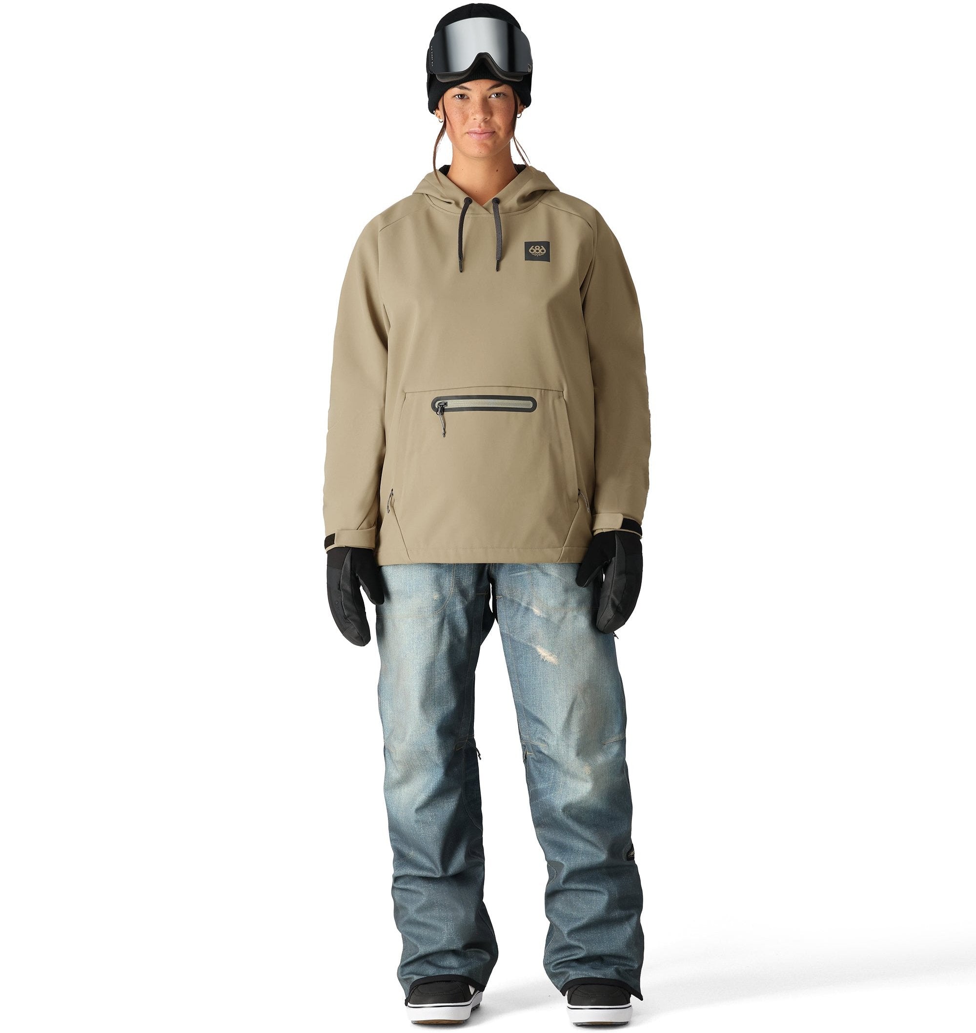 686 Women's Waterproof Hooded Jacket 2025 - Windproof & Breathable Winter Coat for Skiing, Hiking & Outdoor Activities