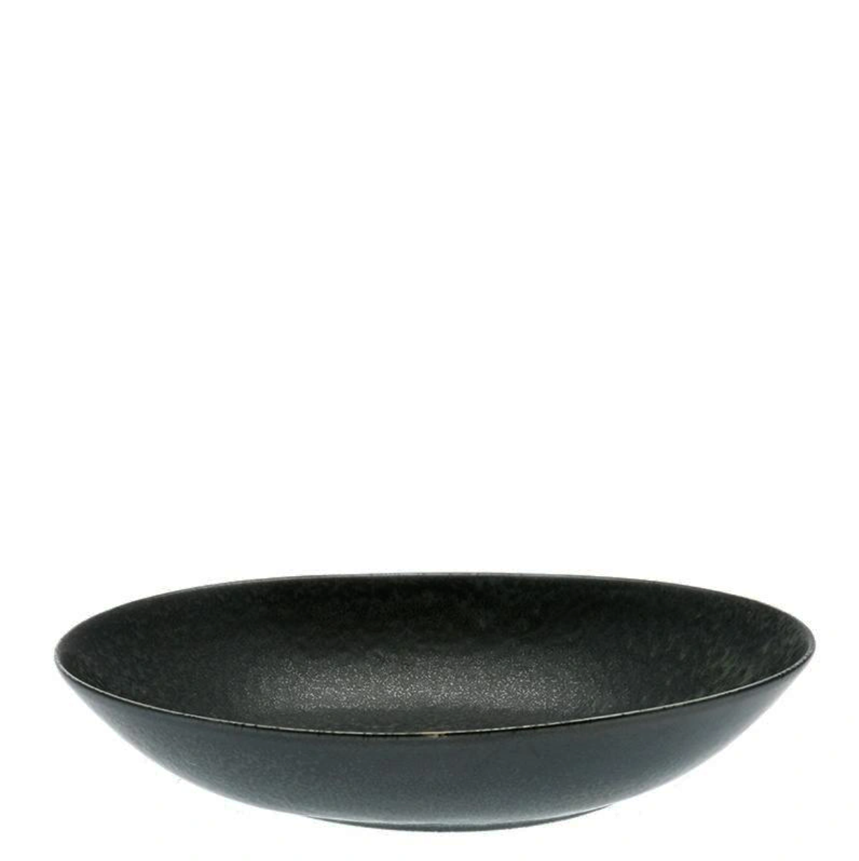 Onyx Shallow Serving Bowl - Elegant Stoneware Dish for Appetizers, Salads & Desserts | Perfect for Dinner Parties, Entertaining & Home Decor