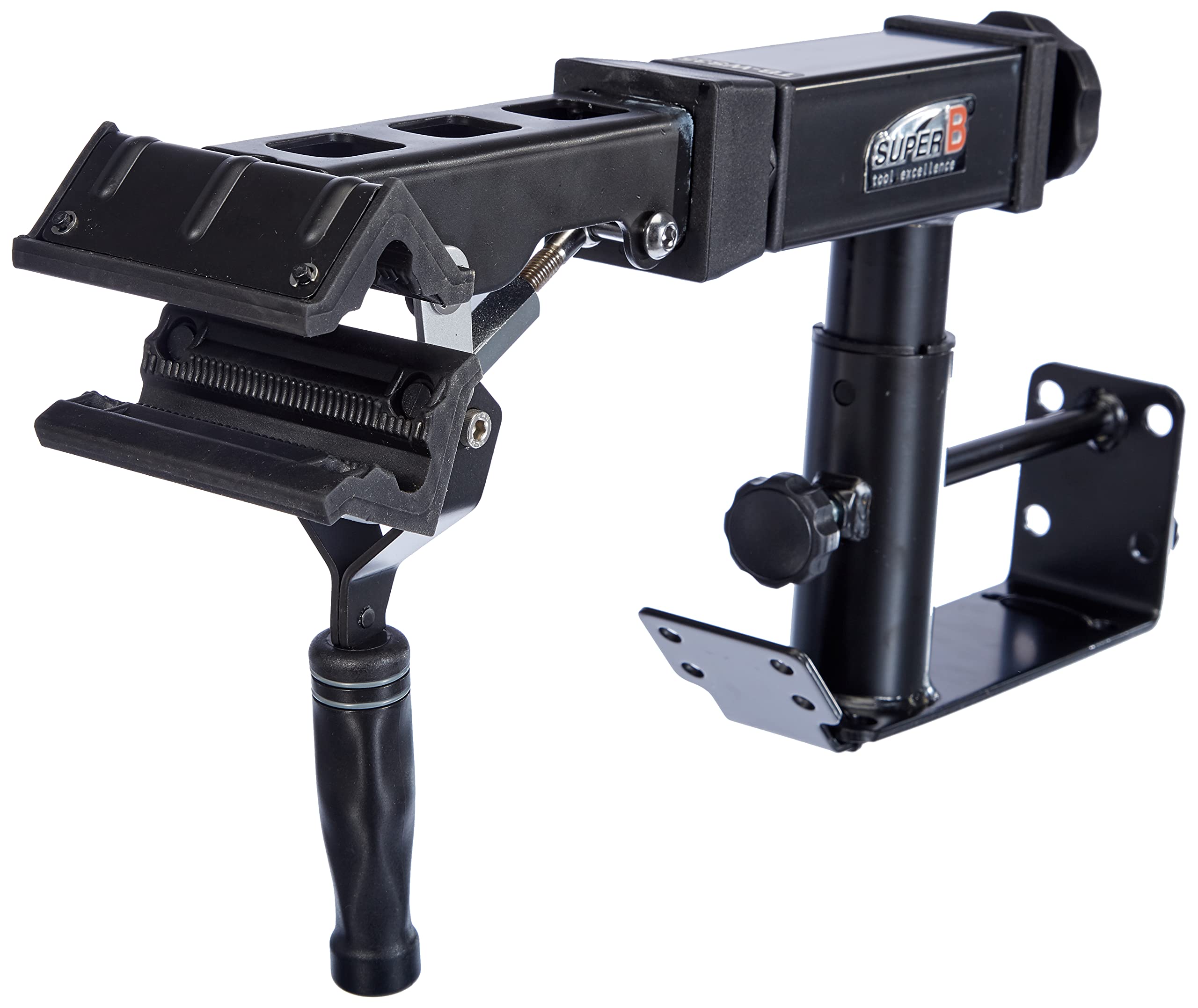 2-in-1 Wall Mount & Bench Mount Bike Repair Stand - Perfect for Home Garage, Workshop, and Outdoor Bicycle Maintenance