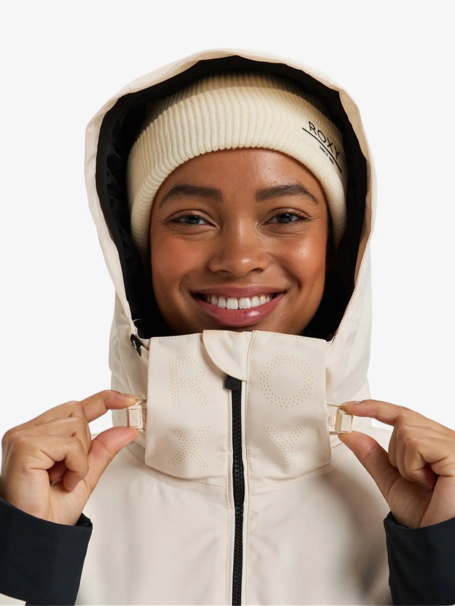 ROXY Women's Snow Free Jet Block Black Snowboard Jacket - Waterproof, Insulated Winter Coat for Skiing & Snowboarding