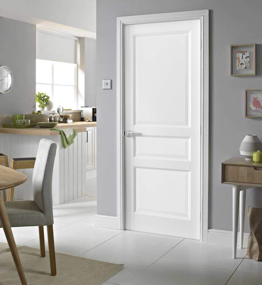 Lucia 31 Matte White 3-Panel Interior Door 30