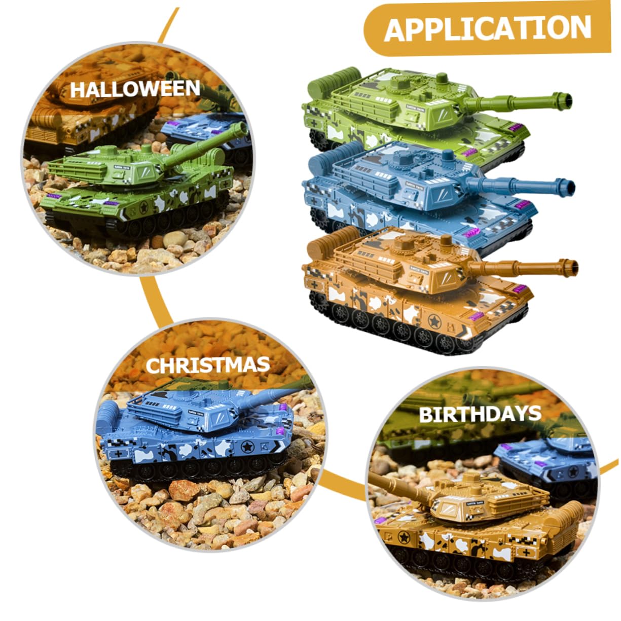 Toyvian 3-Piece Car Toy Tank Set - Kids' Aquarium Themed Vehicle Playset for Boys & Girls - Perfect for Playtime, Birthday Gifts & Home Decoration