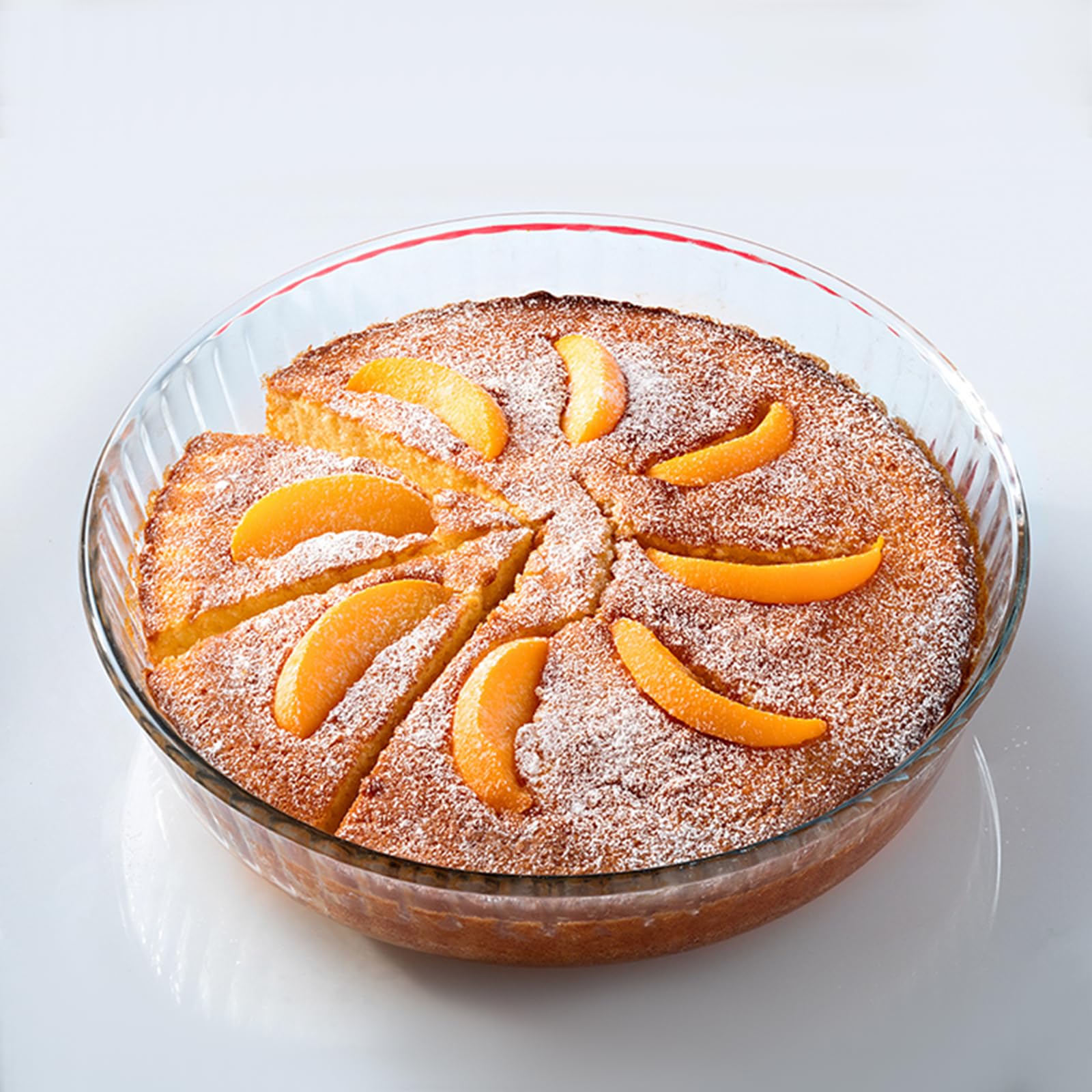 10 Inch Clear Glass Deep Pie Dish - Durable Oven Safe Baking Pan for Pies, Quiche, Casseroles & Desserts - Perfect for Thanksgiving, Christmas & Family Gatherings