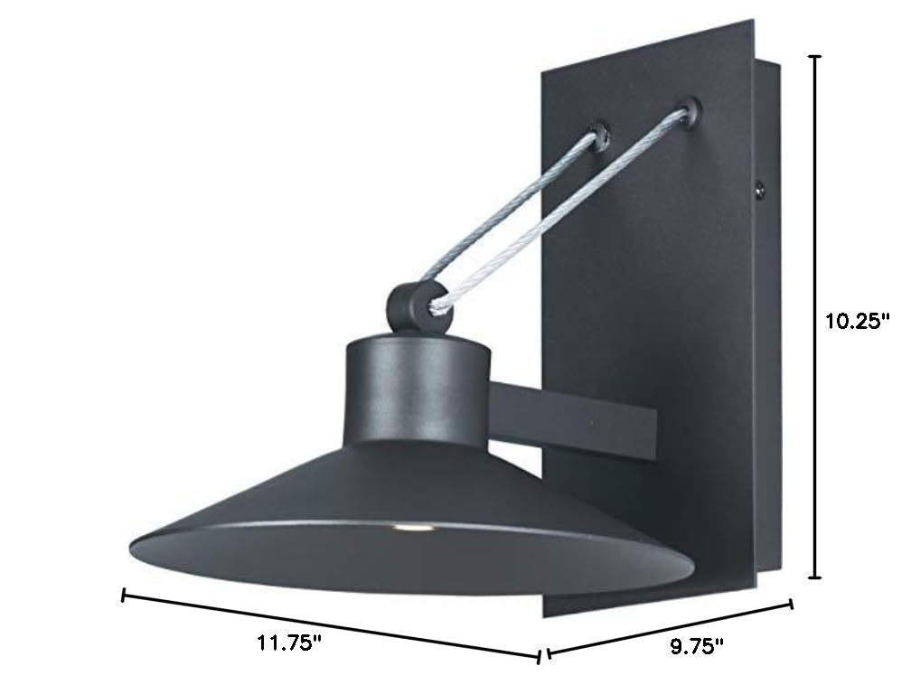 Maxim Civic-Outdoor Wall Lantern - 9.75