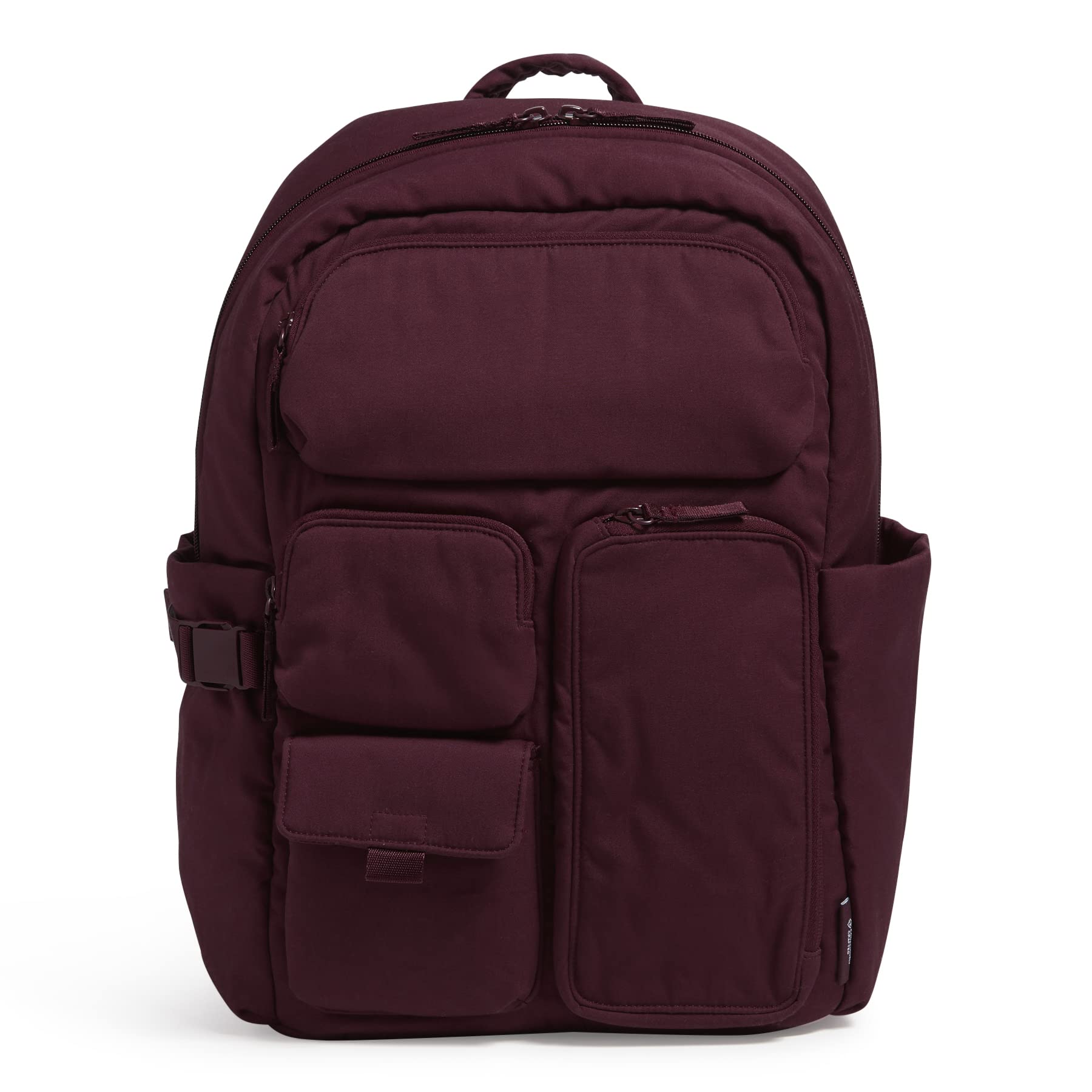 Vera Bradley Cotton Large Utility Backpack for Women | Durable Travel Backpack for Work, School & Outdoor Adventures