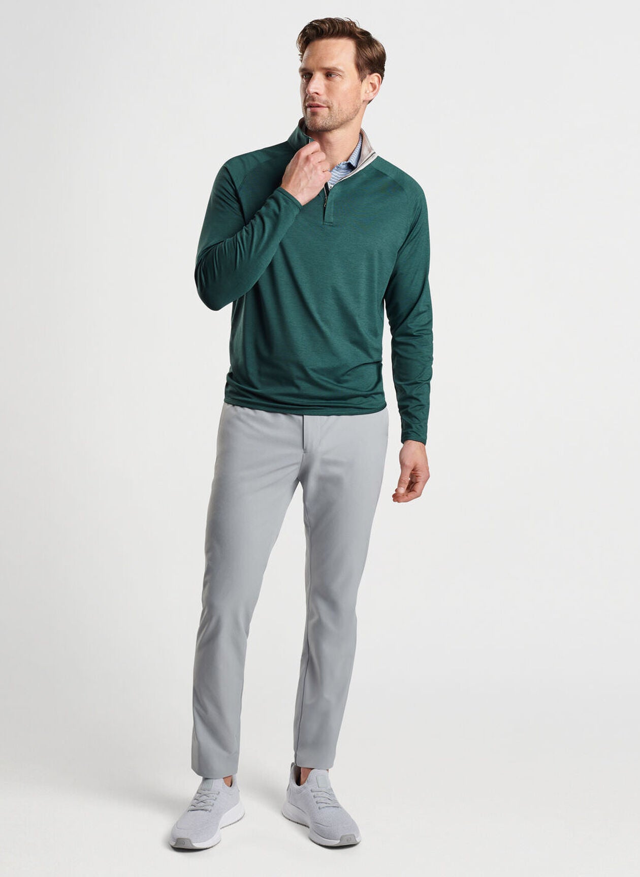 Peter Millar Stealth Performance 1/4 Zip Pullover - Lightweight & Breathable Men's Golf & Casual Wear for All Seasons
