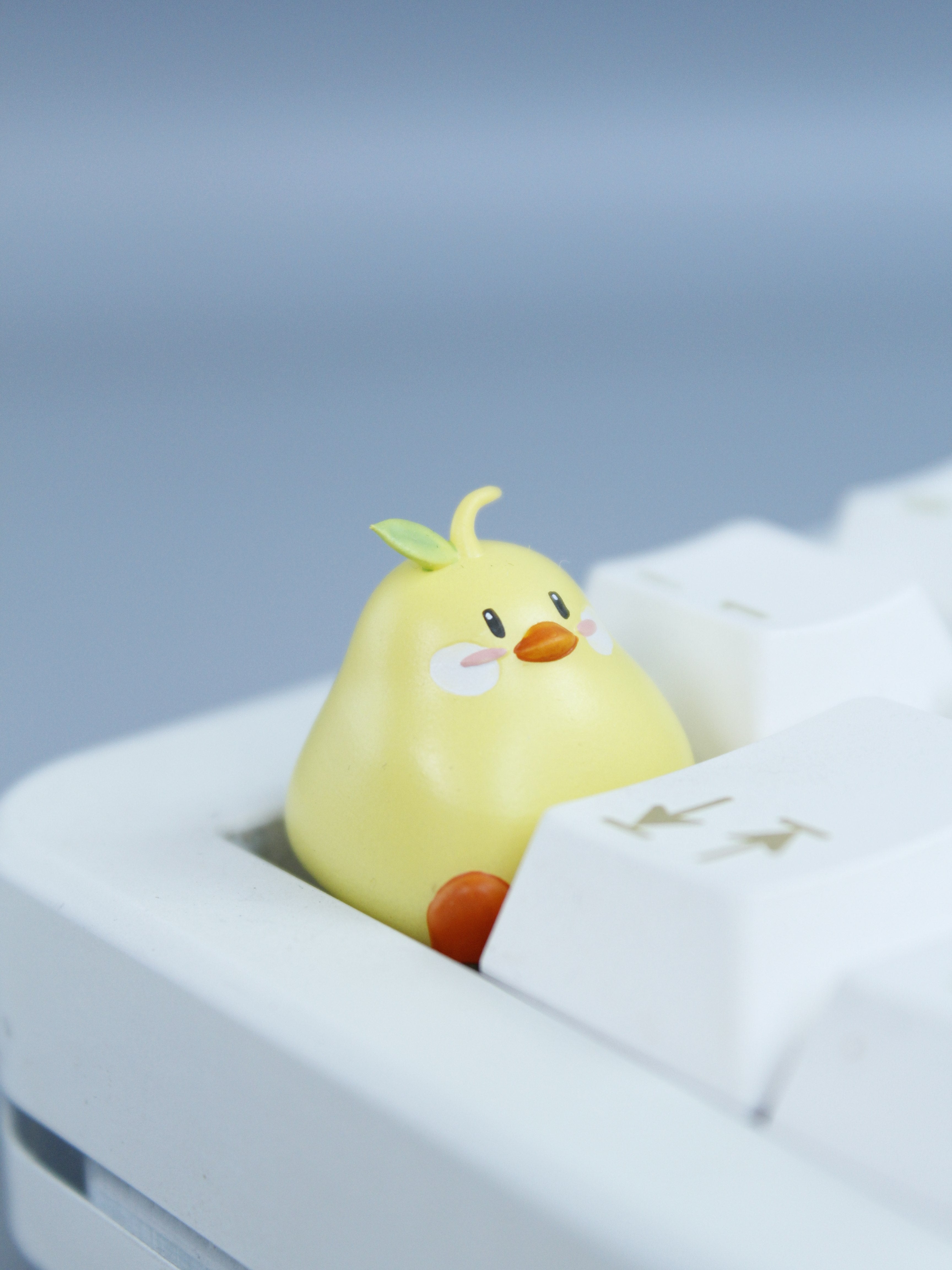 Beautiful Pear Resin Coated Keycaps - Creative, Cute & Decorative Custom Keycaps for Mechanical Keyboards | Perfect for Gaming, Typing & Aesthetic PC Setup