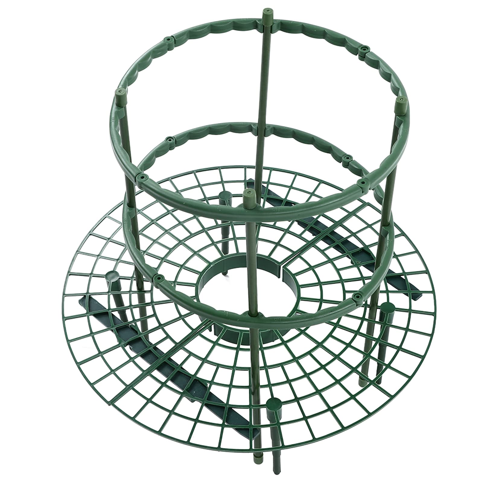 SH-RuiDu Vegetable Plant Support Cage - Sturdy Plastic Plant Stand for Fruits & Vegetables | Garden Trellis for Tomatoes, Peppers & Climbing Plants | Indoor & Outdoor Gardening Use