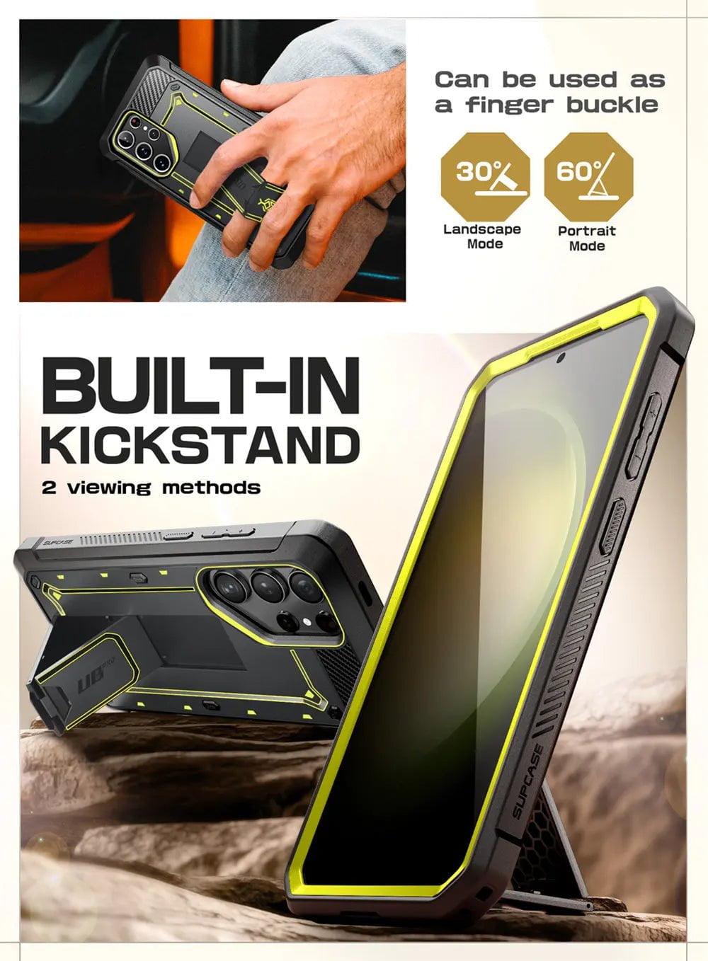 Samsung Galaxy S24 Ultra Case - Supcase UB Pro Full Body Dual Layer Protective Cover with Kickstand | Shockproof & Drop Protection for Everyday Use & Outdoor Activities