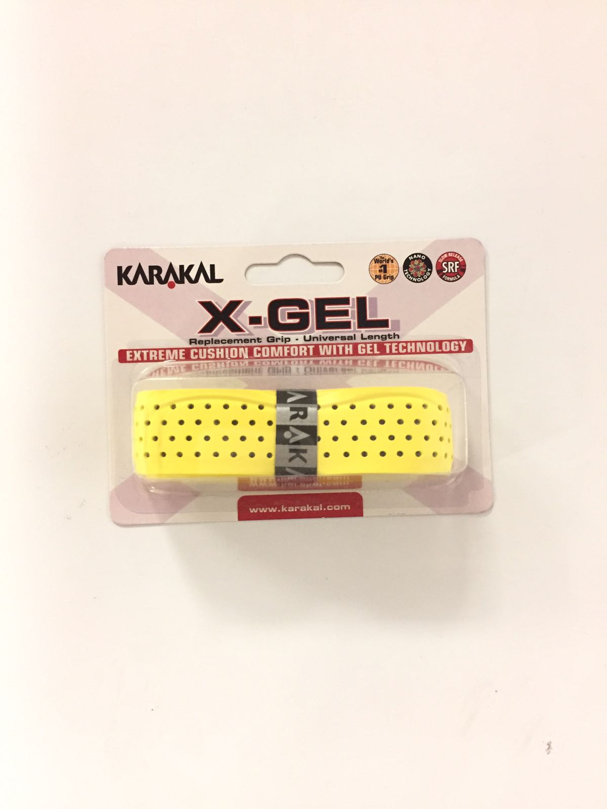 Karakal X Gel Replacement Grip - Premium Badminton & Tennis Overgrip for Enhanced Comfort & Sweat Absorption - Perfect for Sports & Training Sessions