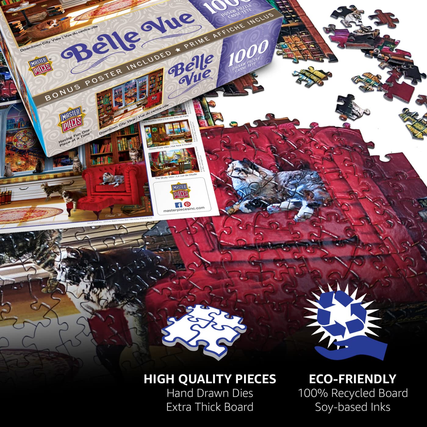 1000-Piece Noah's Ark Jigsaw Puzzle - 33 x 99 cm Masterpiece for Adults & Families - Perfect for Home Decor, Relaxation & Brain Teaser Activities
