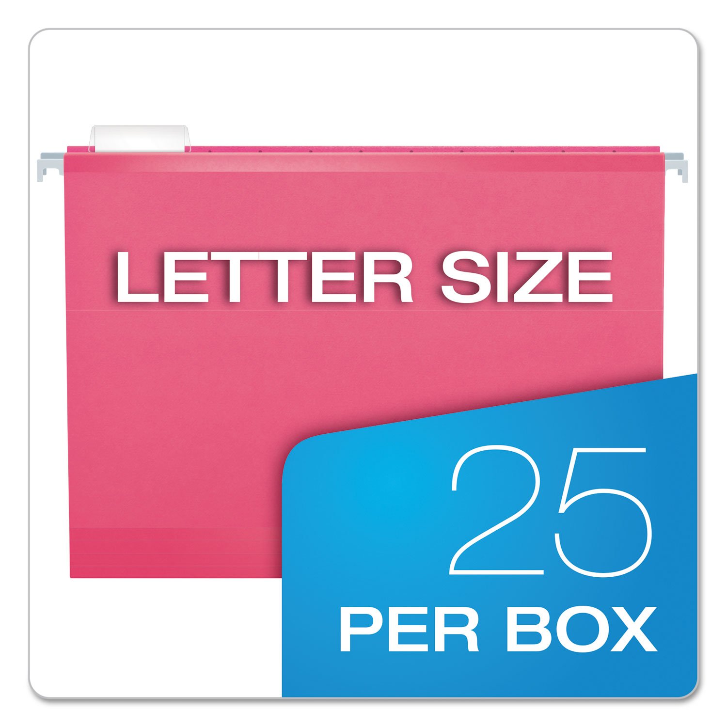 Pendaflex 415215PIN Hanging File Folders - 1/5 Cut Letter Size 8.5