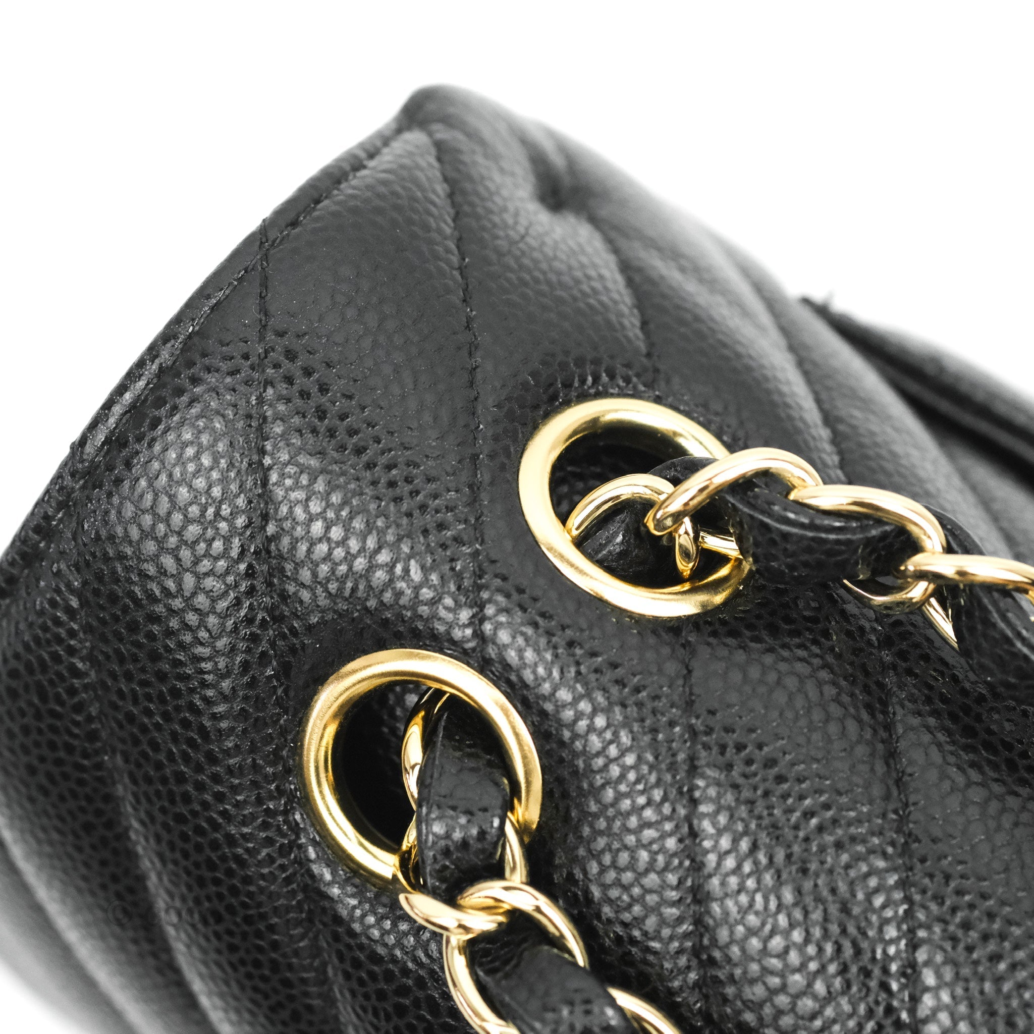 Chanel Classic Chevron Small Double Flap Bag Black Caviar Leather Gold Hardware - Luxury Designer Handbag for Women, Perfect for Parties & Evening Events