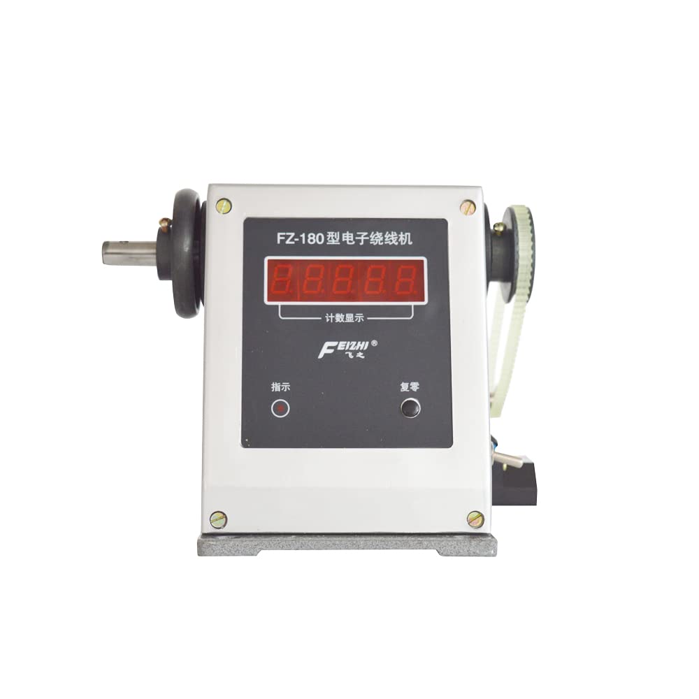 INTBUYING 220V Transformer Winding Machine - Digital Display, 0.02-0.35mm Wire Range, for DIY Electronics, Coil Winding & Electrical Projects
