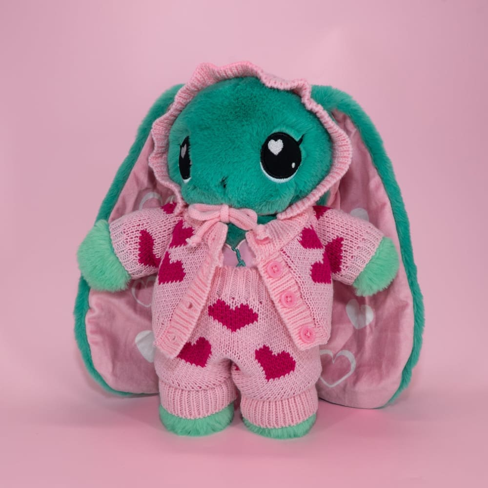 Soft Plush Knit Heart Outfit Set - Cozy & Stylish Baby Clothes for Photo Shoots, Holidays & Special Occasions