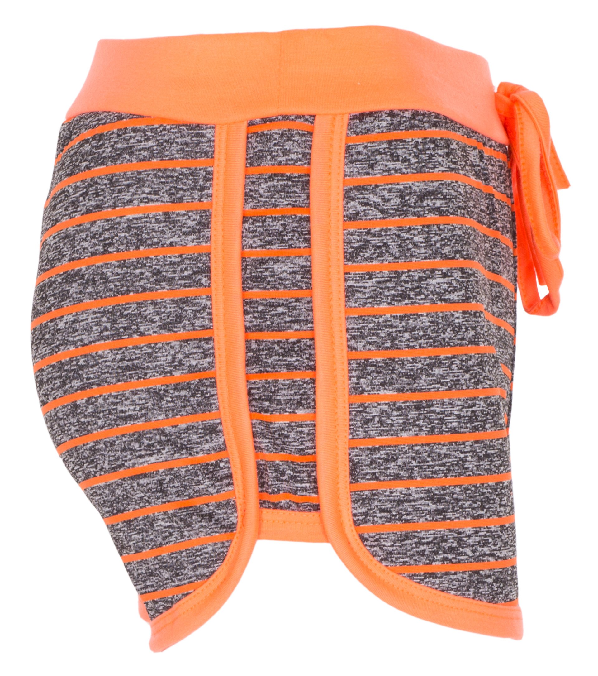 NOROZE Women's Line Fleck Hot Pants - High Waisted Athletic Shorts for Yoga, Running & Gym Workouts - Breathable Activewear for Summer Sports & Casual Wear