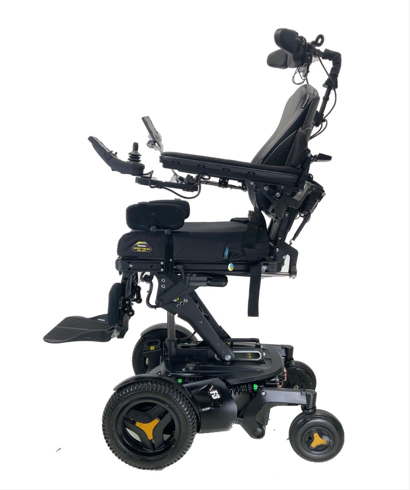 Permobil F3 Corpus Rehab Power Wheelchair - 18x21 Seat with Head Array & Display | Seat Elevate, Tilt, Recline & Power Legs | Mobility Solution for Home & Outdoor Use