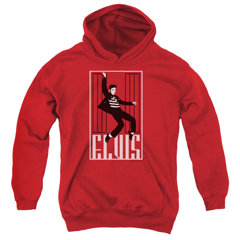 Elvis Presley Jailhouse Rock Pullover Hoodie - Vintage Music Band Sweatshirt for Men & Women - Perfect for Concerts, Halloween & Retro Fashion