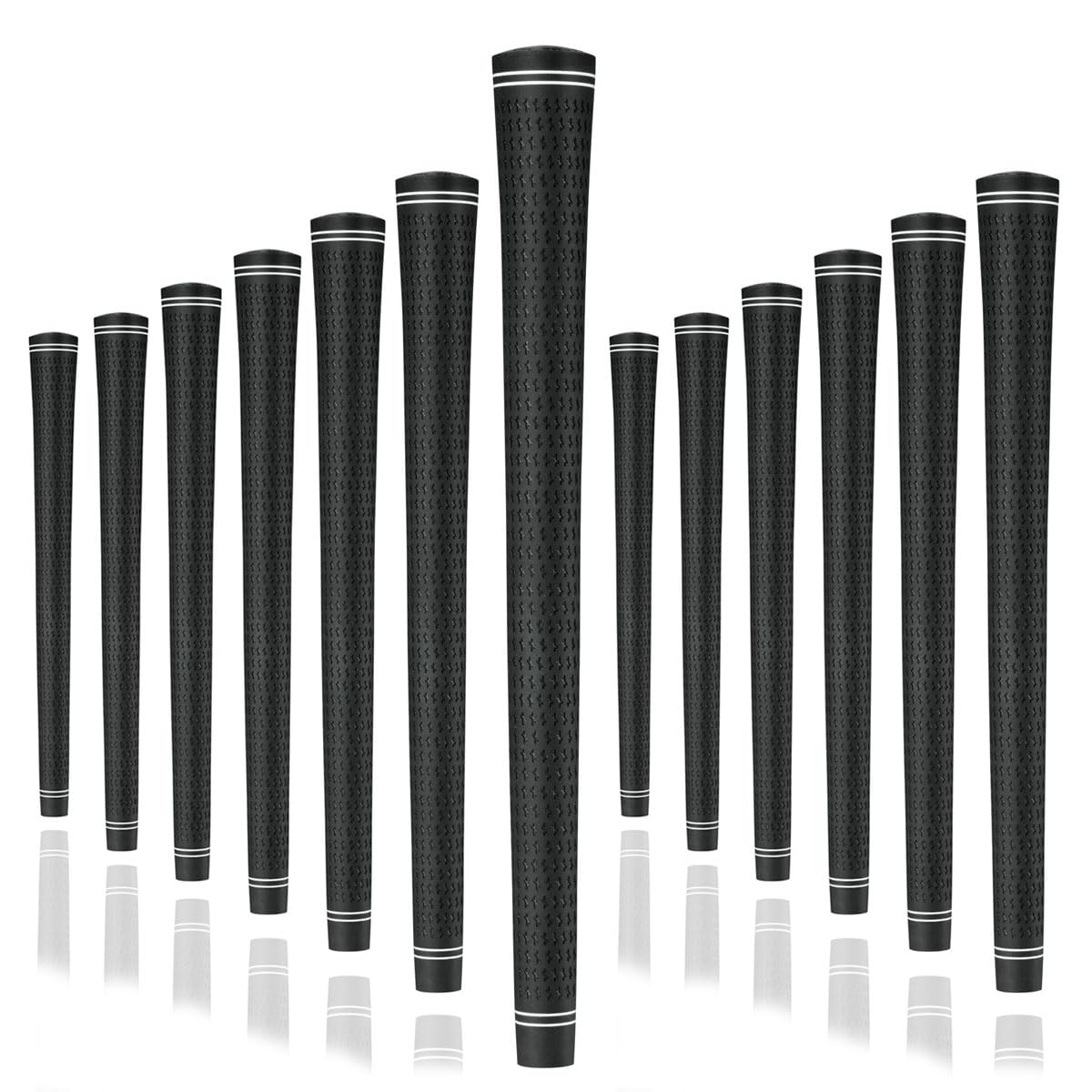 Premium Karma Revolution 360 Golf Grips & Grip Kits - No Alignment Needed, Quick Installation for Adjustable Golf Clubs - Single, 9, 13, 25 Packs or Complete Grip Kit - Perfect for Driving Range, Course Play & Club Customization