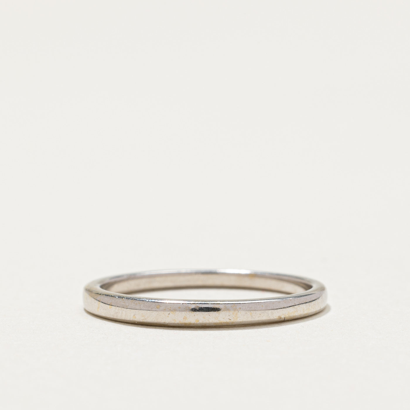 18K White Gold Wedding Band for Women - 2.00mm Thin Comfort Fit Ring - Size 6 - Perfect for Engagement, Anniversary & Bridal Jewelry Gifts