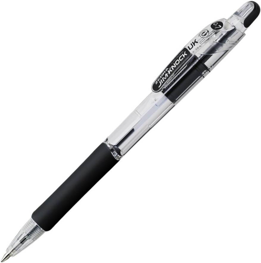 Jim Knock UK 0.7mm Ballpoint Pen - Smooth Writing Zebra Design for Office, School & Note Taking - Premium Quality Refillable Ink Pen for Everyday Use