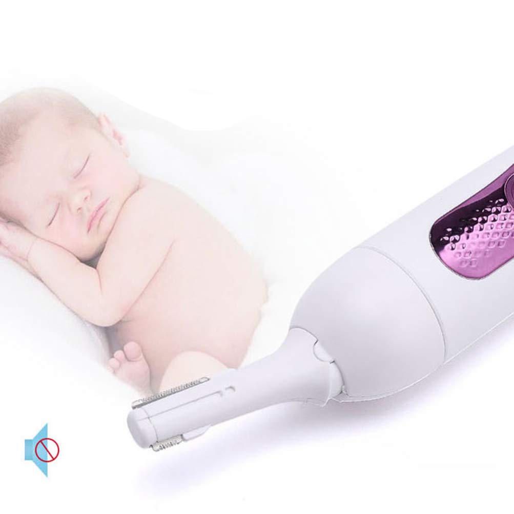 Rechargeable Electric Epilator & Facial Hair Trimmer - Eyebrow Shaver, Face Razor & Pen-Shaped Trimmer for Smooth Skin | Perfect for Travel, Home Use & Quick Touch-Ups