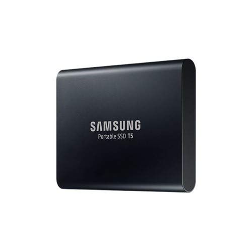 Samsung T5 1TB Portable SSD - High Speed External Solid State Drive, USB 3.1, Compact & Lightweight for Mac, PC, Laptop, Gaming, Photography, Video Editing & Data Storage (Black)