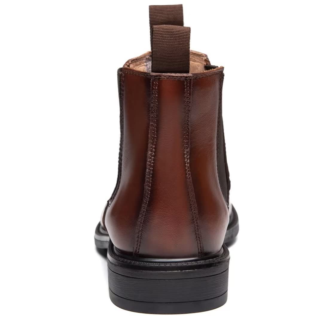 Arkbird Men's Chelsea Ankle Boots - Genuine Leather Oxford Dress Boots for Casual & Formal Wear | Perfect for Office, Parties & Everyday Outfits