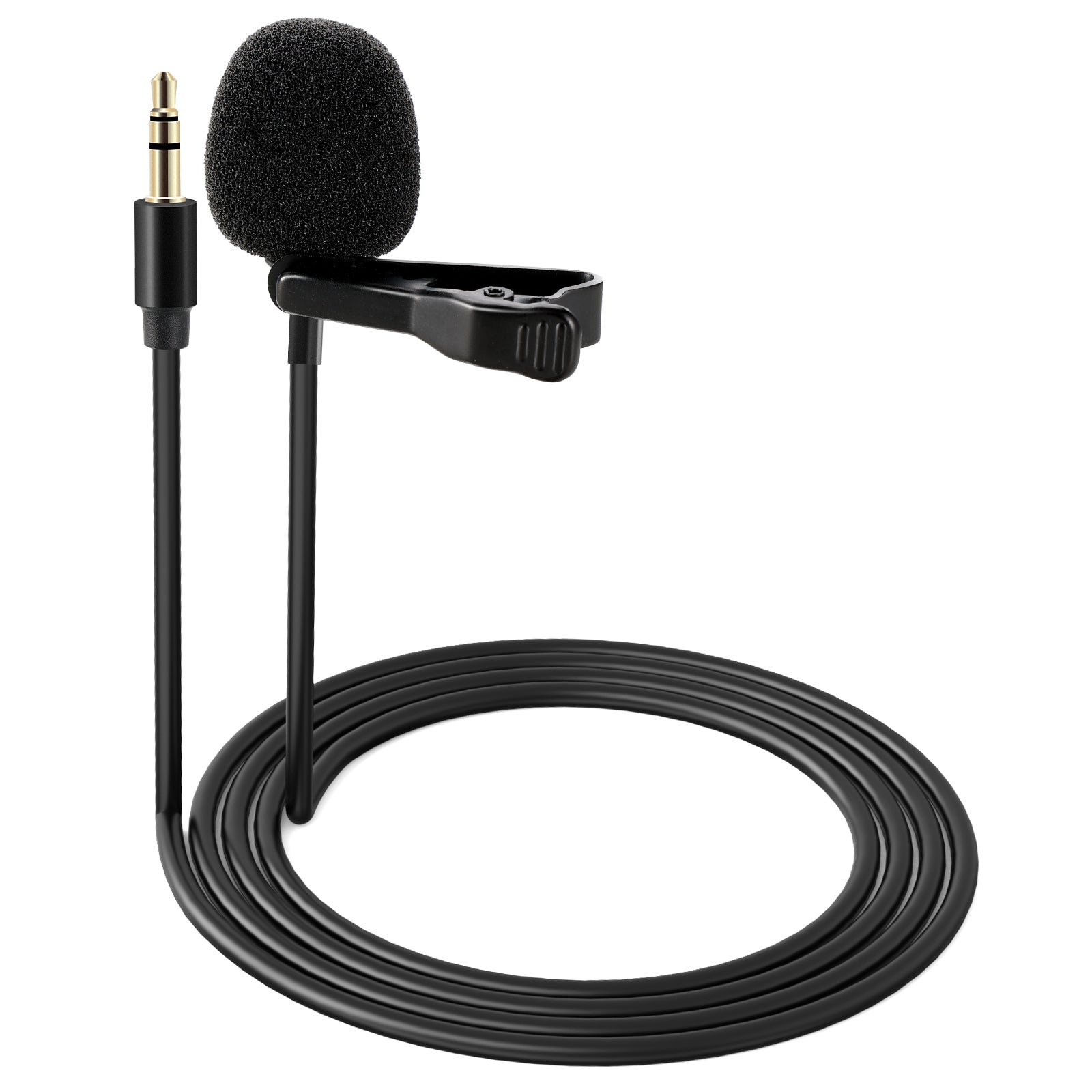 NEEWER CM5 Omnidirectional Condenser Lavalier Microphone with 3.5mm Jack - Perfect for Podcasting, Interviews, YouTube Videos & Live Streaming