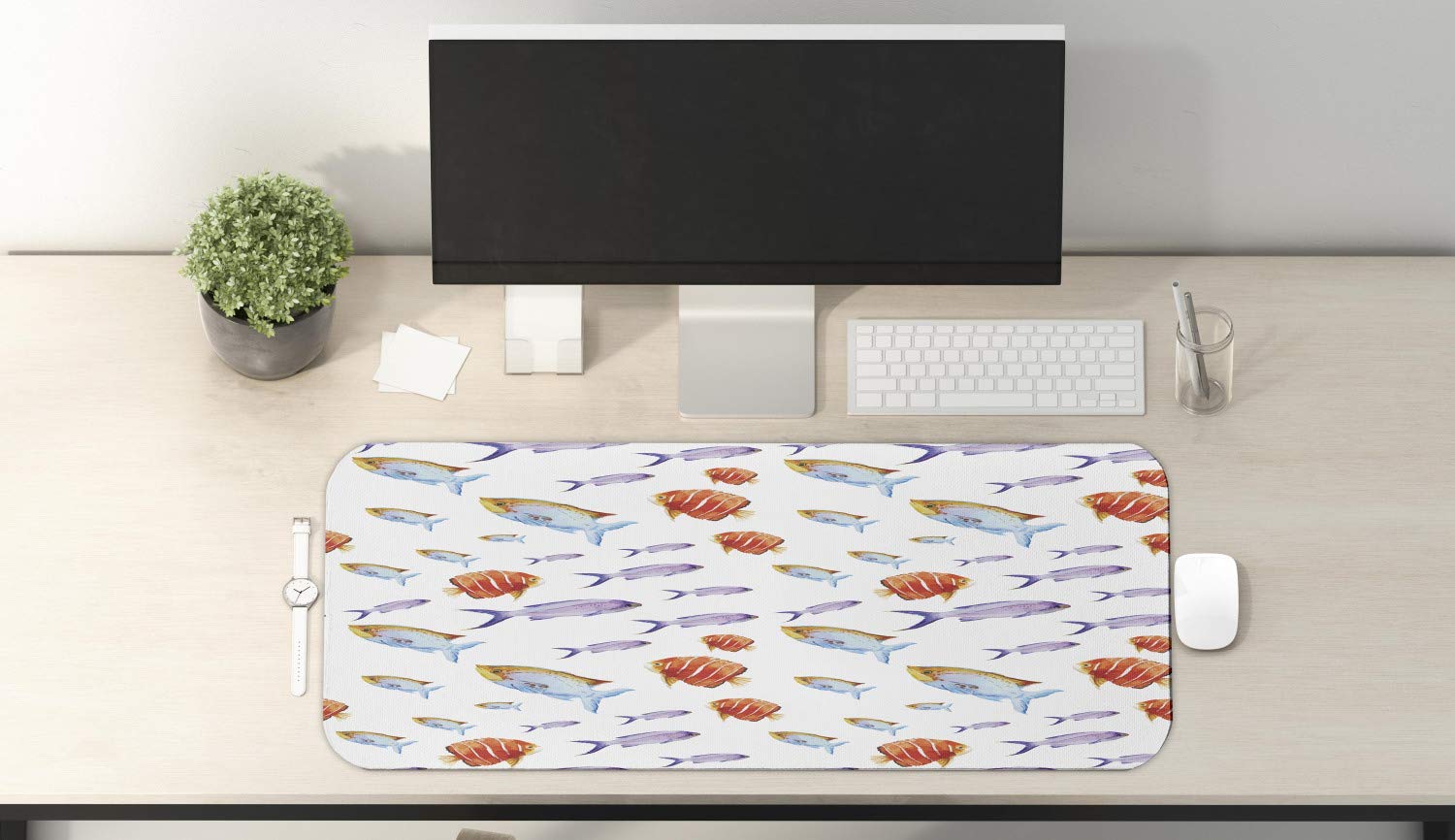 Ambesonne Large Non-Slip Rubber Mouse Pad - 31