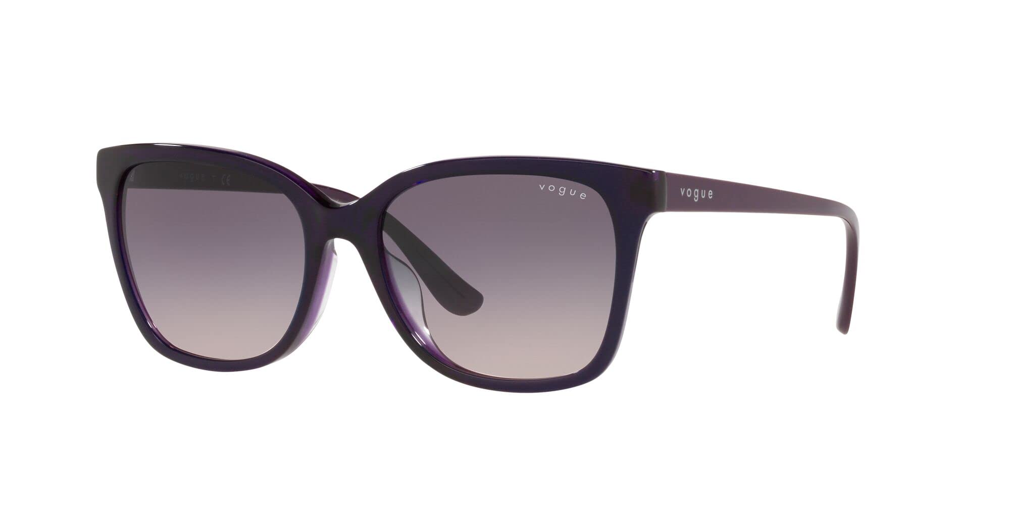 Vogue Eyewear Vo5426SF Women's Square Sunglasses for Low Bridge Fit - Stylish UV Protection Shades for Driving, Beach & Outdoor Activities