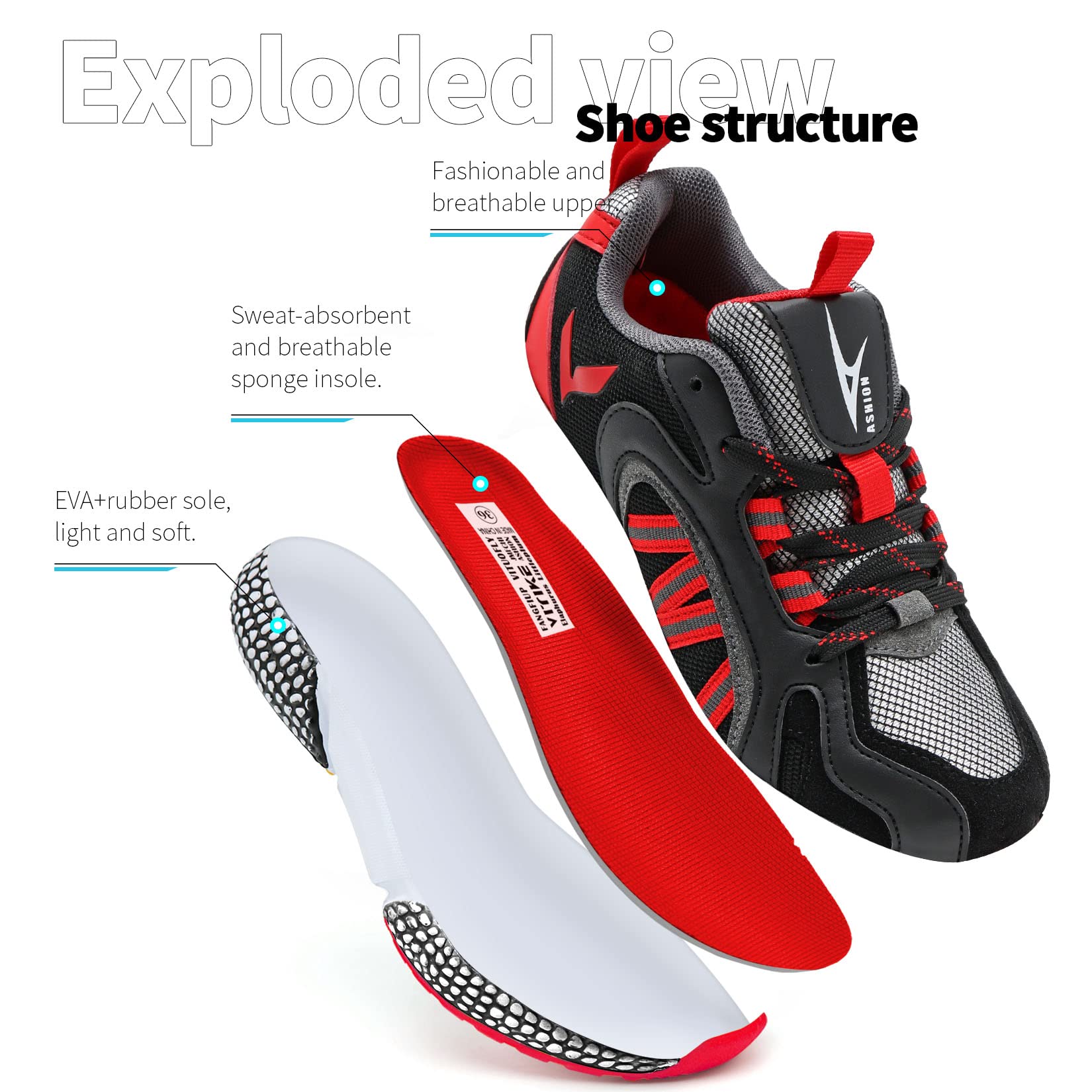 WETIKE Breathable Mesh Slip-On Running Shoes - Lightweight Athletic Sneakers for Men & Women - Perfect for Jogging, Gym Workouts & Casual Wear