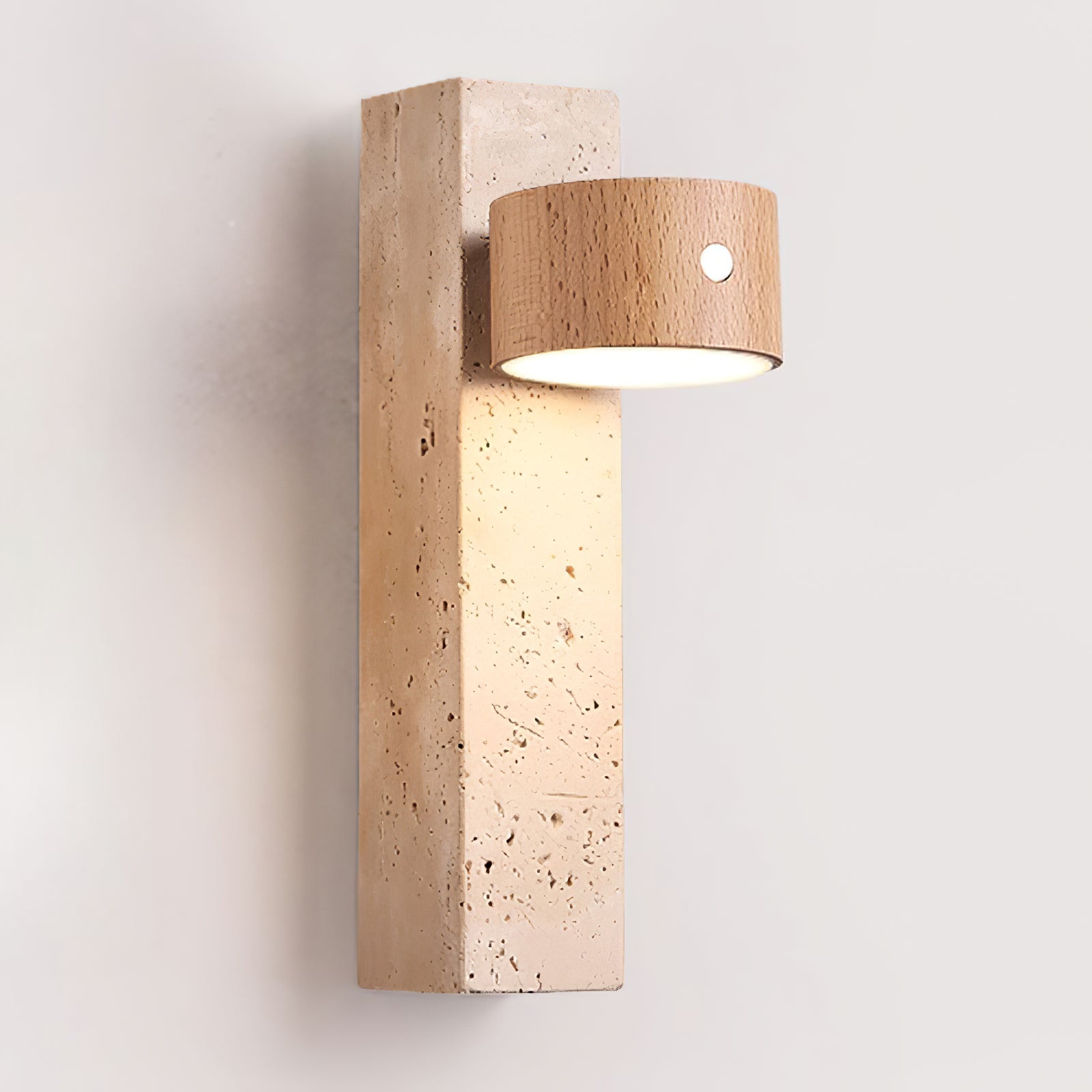 Axis Wood Wall Light - Modern Rustic Sconce for Living Room, Bedroom, and Hallway - Perfect for Ambient Lighting and Home Decor