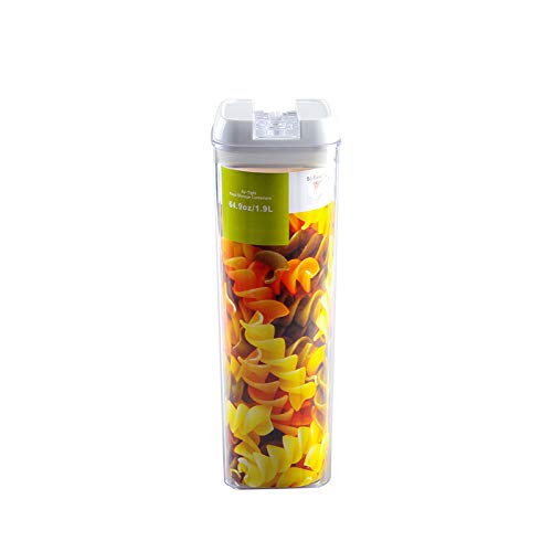ORGANIX 7-Piece Airtight Food Storage Containers Set with Lids - BPA Free Plastic Kitchen & Pantry Organizers for Flour, Pasta, Cereal & Dry Food - Includes Labels & Marker - Perfect for Meal Prep, Baking & Bulk Food Storage