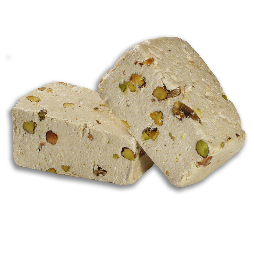 Premium Turkish Pistachio Halva - Authentic Middle Eastern Dessert for Gifting, Snacking & Special Occasions