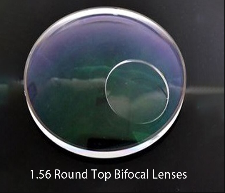 BCLEAR 1.56 Index Photochromic Round Top Bifocal Lenses - Brown Transition Lenses for Reading & Outdoor Activities | UV Protection Glasses for Men & Women