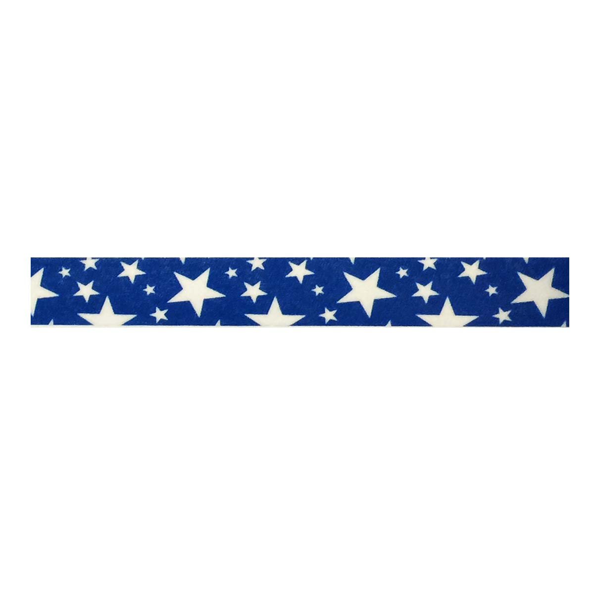 Wrapables Decorative Washi Masking Tape - Blue Stars Design for Scrapbooking, Journaling, Gift Wrapping & DIY Crafts