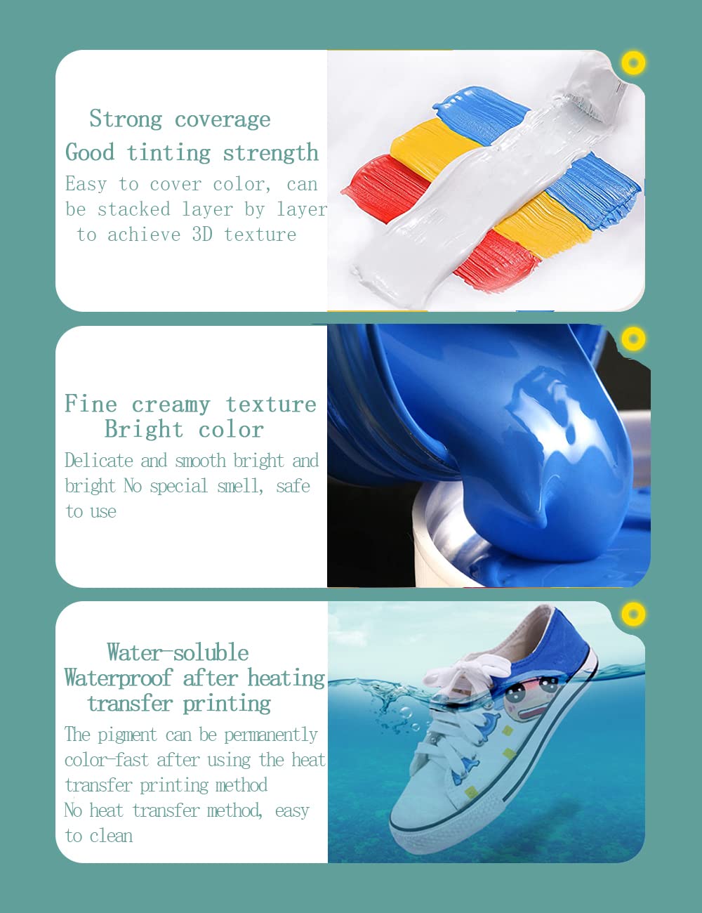 DGAGA Lake Blue Chalk Paste - Premium Chalk Paint for Stencils, Crafts & Screen Printing | Non-Toxic Ink for Mesh Transfer Stencils | Perfect for Furniture, Wood, Canvas, Walls & DIY Home Decor | Ideal for Chalk Art, Creative Projects & Home Improvement