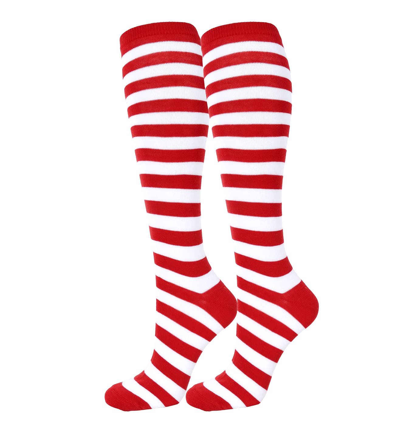 Benefeet Women's Knee High Striped Socks - Colorful Novelty Athletic Tube Socks for Women & Girls - Perfect for Running, Yoga, Workouts & Casual Wear