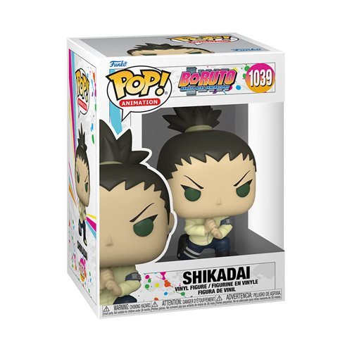 Boruto: Naruto Next Generations Shikadai Pop! Vinyl Figure [1039] - Anime Collectible for Fans & Display