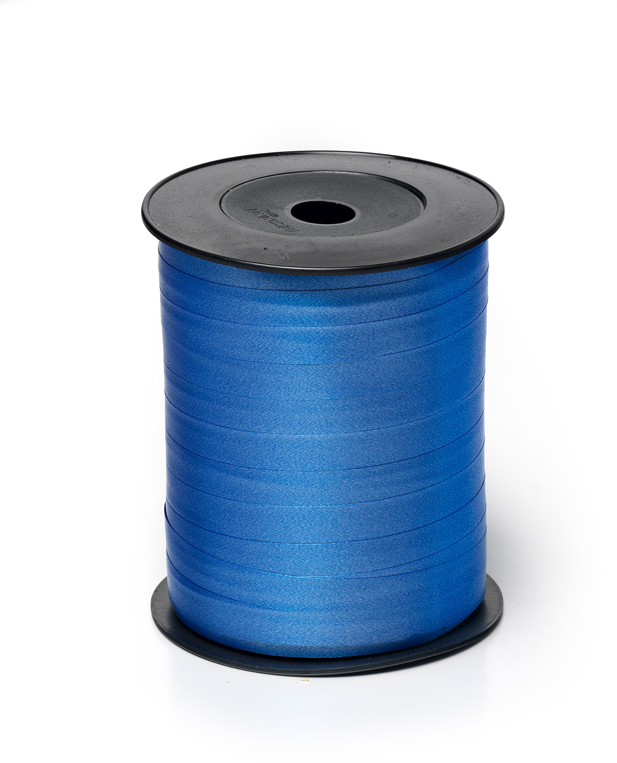 Blue Balloon Ribbon Roll - 5mm x 500m for Gift Wrapping, Birthday Party Decorations & Balloon Bouquets | Premium Quality Decorative Ribbon for Events, Weddings & DIY Crafts