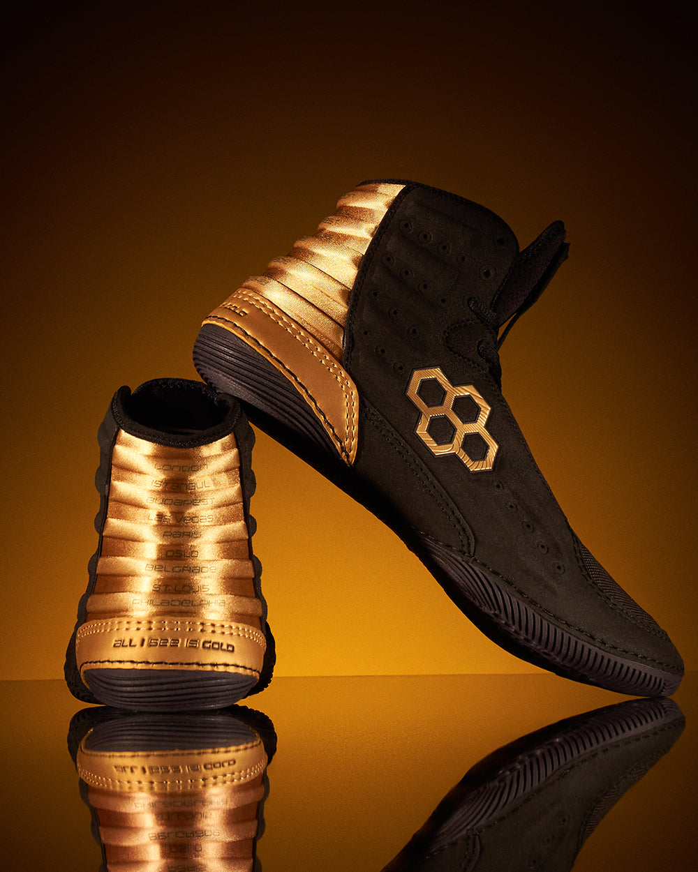 RUDIS JB Ultra Adult Wrestling Shoes - Lightweight & Durable for Competition & Training - Perfect for Wrestling Matches, Practice, and MMA