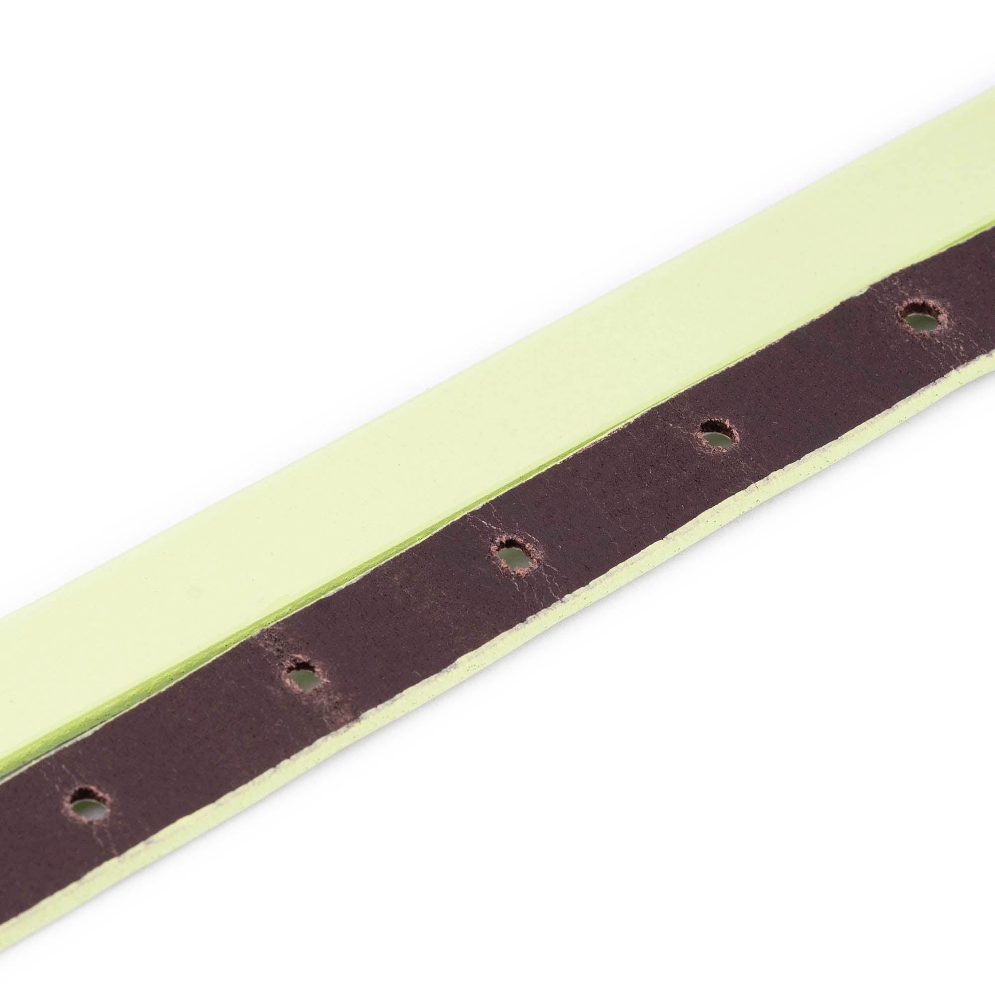 1.5 cm Light Green Leather Belt Strap for Ferragamo Buckles - Women's Replacement Belt | Perfect for Office, Casual & Formal Outfits