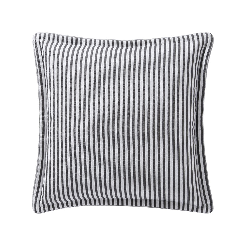 Constantine Gunmetal Square Filled Cushion - Stylish Home Decor for Living Room, Bedroom & Office Sofa
