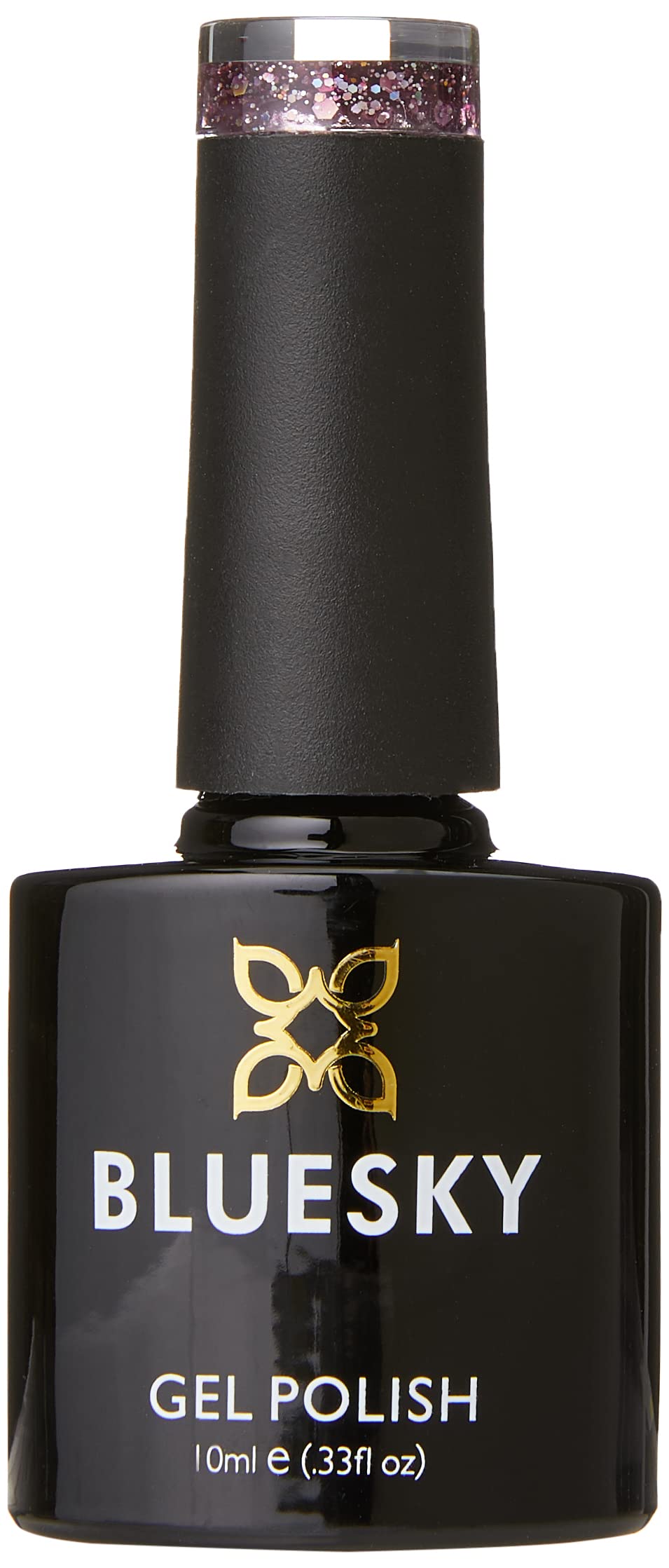 Bluesky Gel Nail Polish - Pour Me One Blz39 Glitter Nail Lacquer, 10ml UV LED Lamp Required, Long Lasting & Chip Resistant Nail Art Gel - Perfect for Salon, Home Manicures & Special Occasions