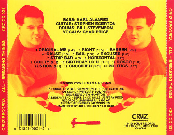 Breaking Things (CD, Album) - 2 Pack - Near Mint or Mint Condition - Perfect for Music Collectors & Vinyl Enthusiasts