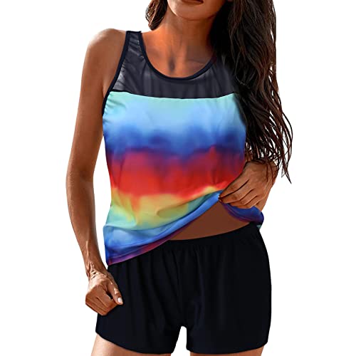 Plus Size Women's Sexy Swim Dress with Shorts - Halter Sleeveless Bathing Suit for Beach, Pool & Vacation | Casual Summer Swimwear